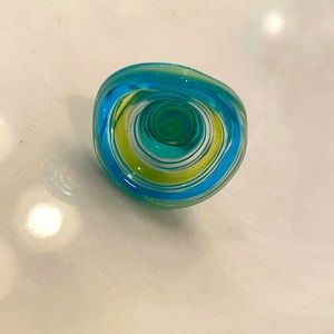 🌴 Hawaiian Glass-Blown Ring